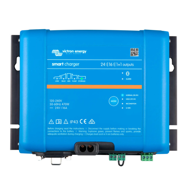 Obrazek produktu Smart IP43 Charger 24/16 (1+1) 120/240V (SKU: 3996) - importowany z CSV (SunTrack) blank