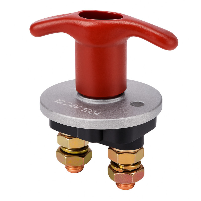 Obrazek produktu Rozłącznik akumulatora Solvian 12/24V 250A ON-OFF (SKU: 4078) - importowany z CSV (SunTrack) blank