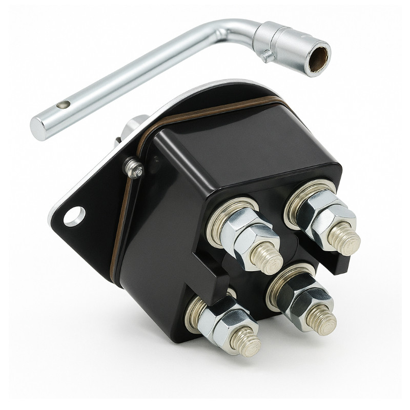 Obrazek produktu Rozłącznik akumulatora Solvian 12/24V 250A ON-OFF (SKU: 4067) - importowany z CSV (SunTrack) blank