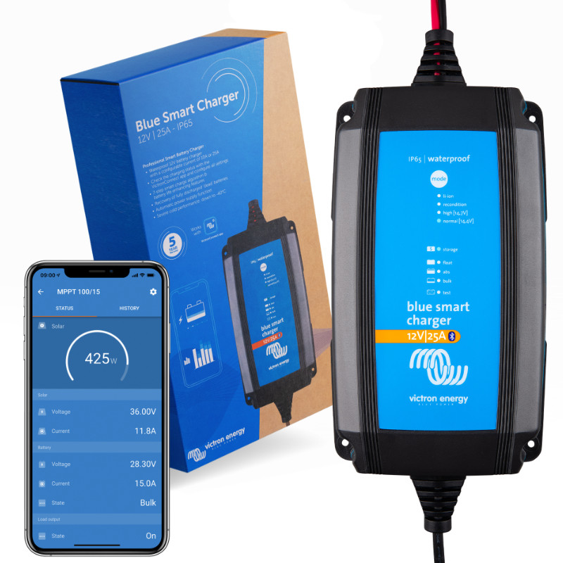 Obrazek produktu Blue Smart IP65 Charger 12/25 + DC connector (SKU: 2731) - importowany z CSV (SunTrack) blank