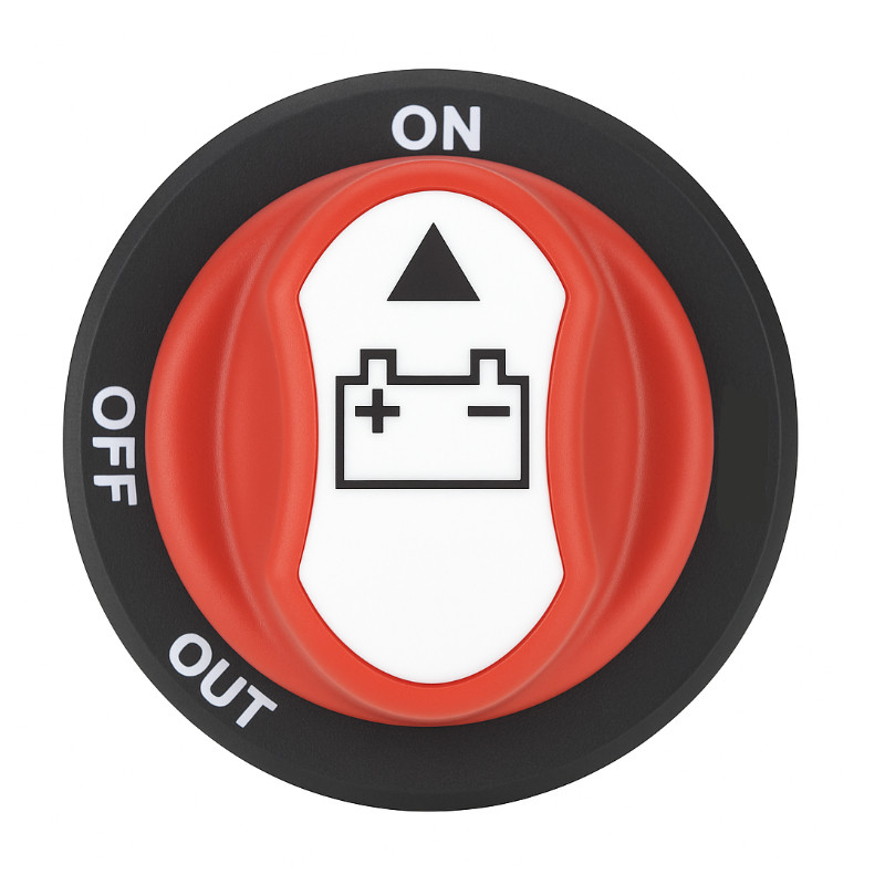 Obrazek produktu Rozłącznik akumulatora Solvian 12/32V 50A ON-OFF (SKU: 4071) - importowany z CSV (SunTrack) blank