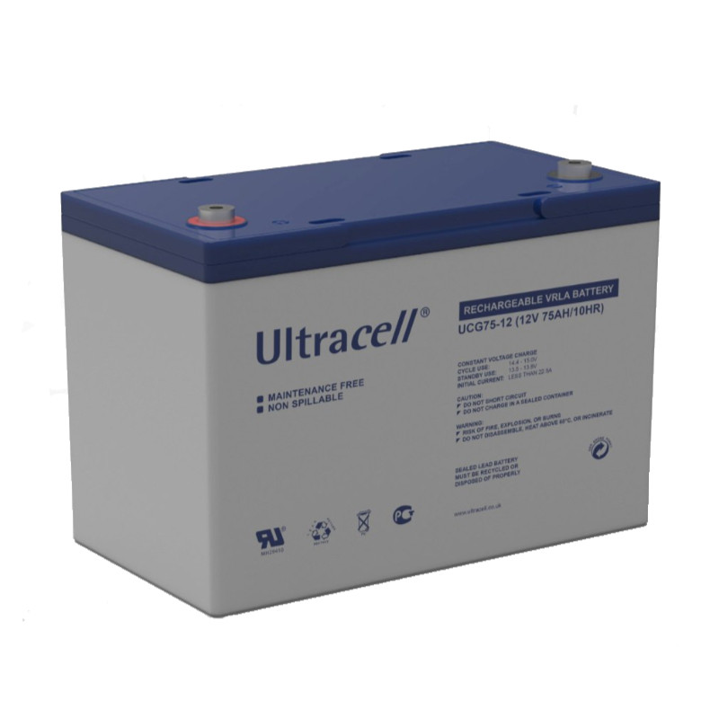 Obrazek produktu Akumulator Ultracell GEL UCG 12V 75Ah (SKU: 3558) - importowany z CSV (SunTrack) blank