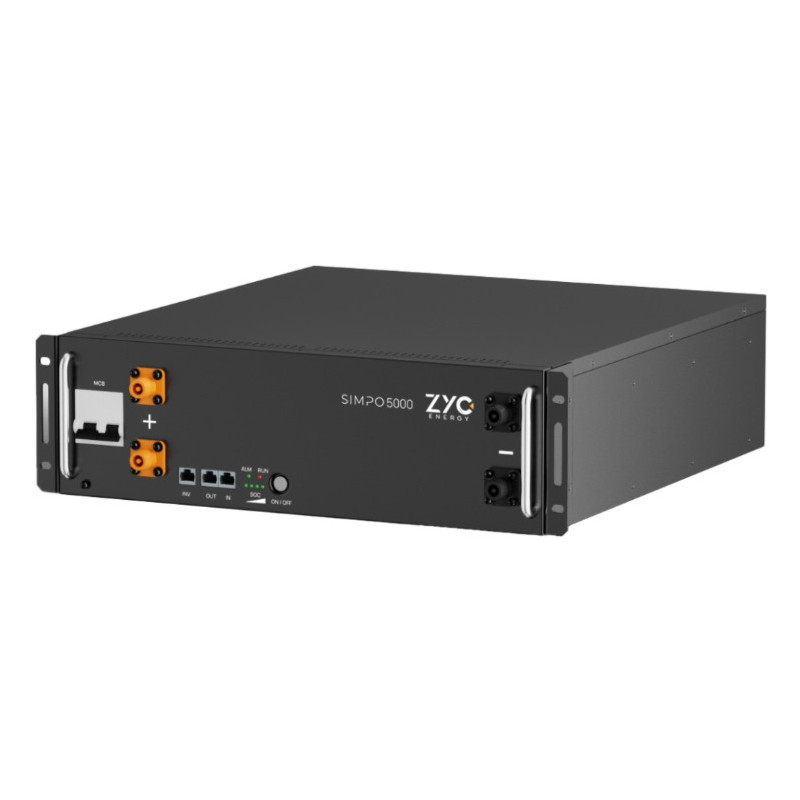 Obrazek produktu Akumulator ZYC Energy SIMPO 5000 LiFePO4 5kWh 51.2V (SKU: 3657) - importowany z CSV (SunTrack) blank