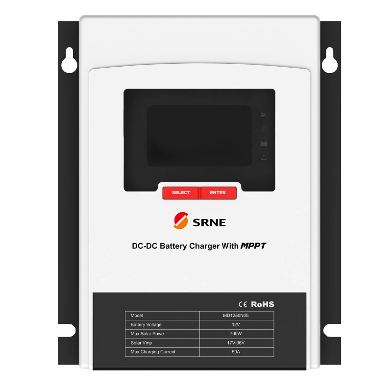 Obrazek produktu Regulator ładowania / ładowarka DC-DC SRNE MPPT 50A (SKU: 3788) - importowany z CSV (SunTrack) blank