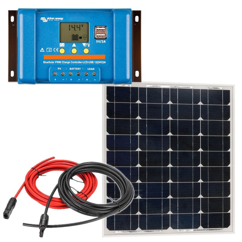 Obrazek produktu Panel słoneczny 20W z regulatorem ładowania 5A (SKU: 1629) - importowany z CSV (SunTrack) blank