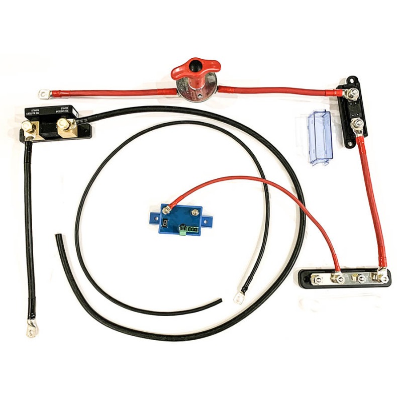 Obrazek produktu Przewód 35mm2 z heblem bezpiecznikiem rozdzielaczem, ochronnikiem i monitorem SmartShunt (SKU: 2623) - importowany z CSV (SunTrack) blank