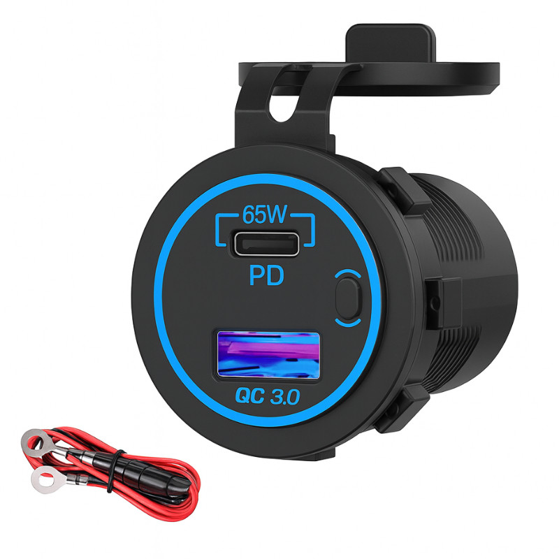 Obrazek produktu Ładowarka USB Solvian Dual Port 65W (SKU: 4175) - importowany z CSV (SunTrack) blank