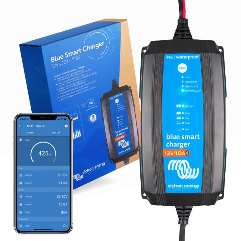 Obrazek produktu Blue Smart IP65 Charger 12/10 + DC connector CEE 7/16 (SKU: 3889) - importowany z CSV (SunTrack) blank