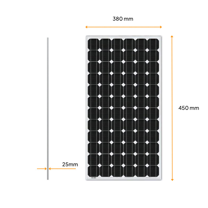 Obrazek produktu Panel słoneczny 30W Monokrystaliczny (SKU: 5571) - importowany z CSV (SunTrack) blank