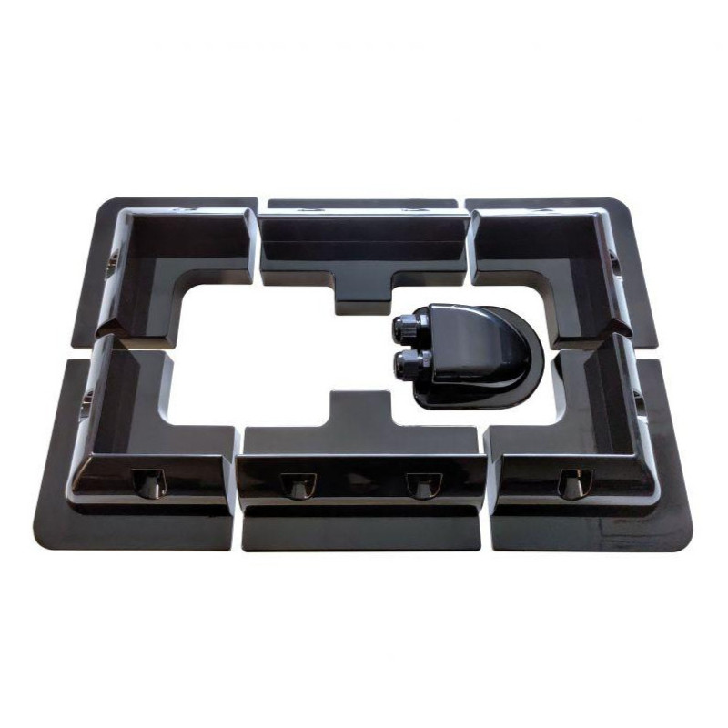 Obrazek produktu System montażowy 7 elementowy czarny odporny na korozję (SKU: 10515) - importowany z CSV (SunTrack) blank