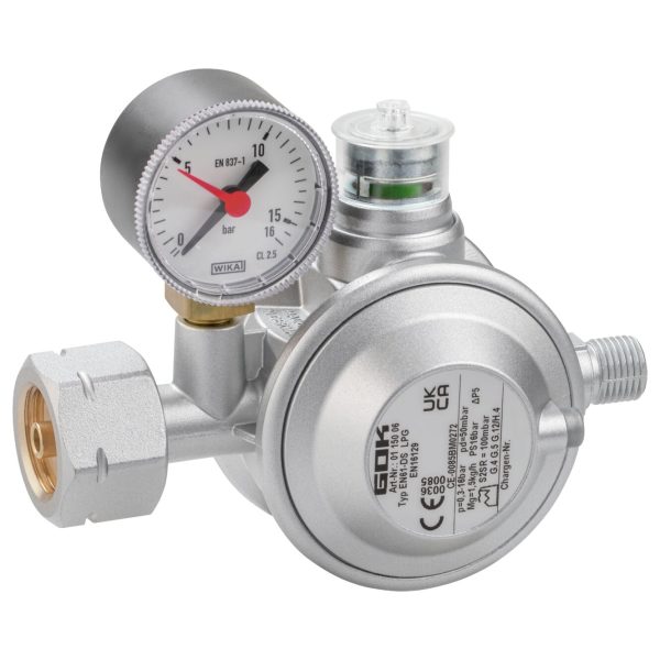 GOK Reduktor gazowy 1.5 kg/h Komb.A x G1/4LH-KN UEDS Man.