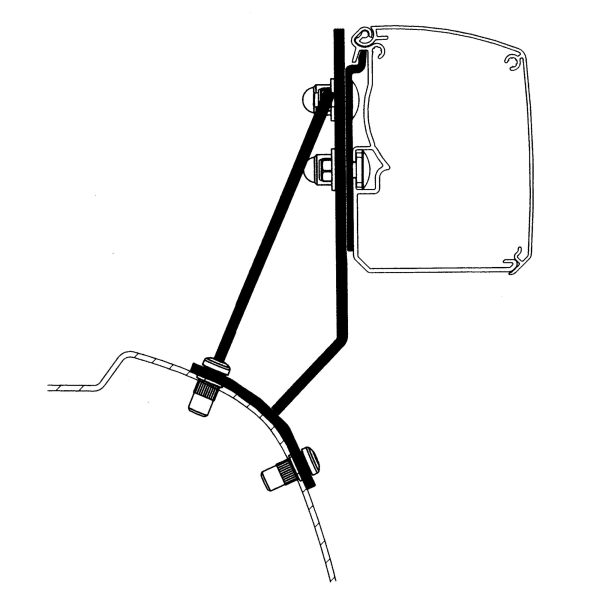 Thule Zestaw Adapterów Urban Ford Custom V70 & VW Transporter 2025 do Thule 3200