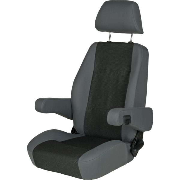 Sportscraft Pilot Seat, Tavoc grey, regulowane wsparcie karku (Kolor, Wariant)