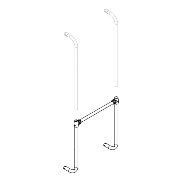 Thule Poprzeczka Ramy Wsparcia i Dolne Ramię Wsparcia Thule Sport G2, Zestaw