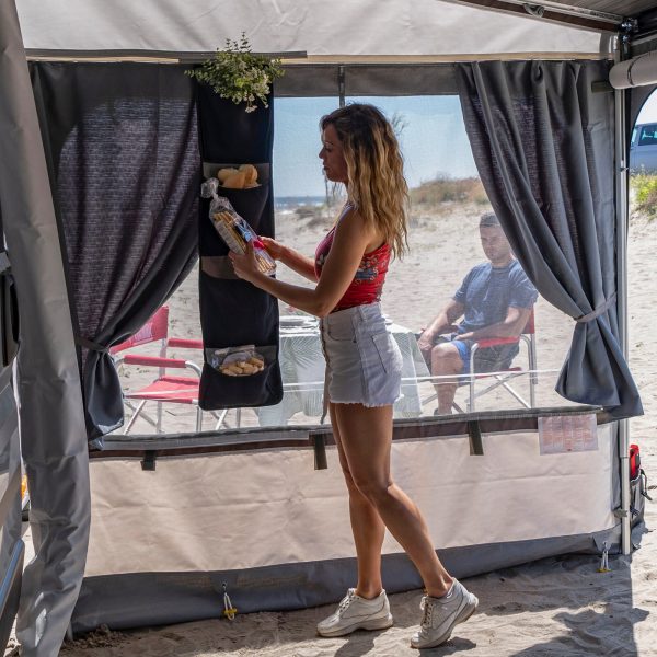 Fiamma Zestaw zasłon ciemnoszarych