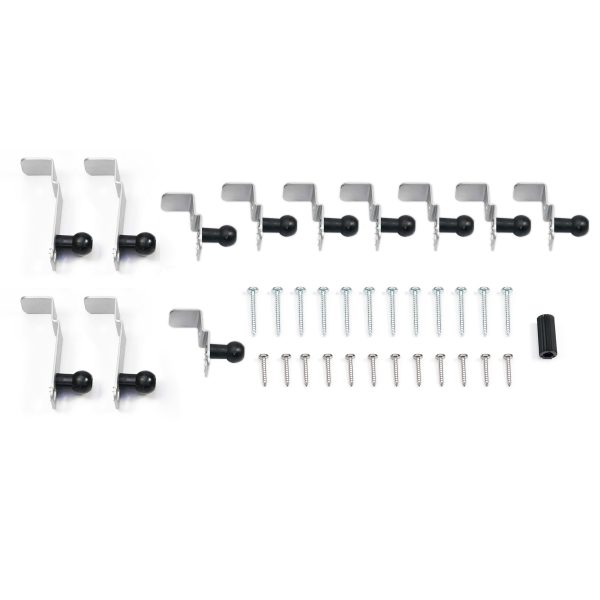 Remis Zestaw klipsów montażowych REMItop vario II, 45 mm, 900 x 600 mm (Grubość dachu do, Rozmiar zamówienia)