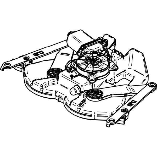 Thule Motor Thule Slide-Out Step G2 Ducato 12V Incl. Scissor Mechanism - Wysuwany stopień Thule G2 Ducato 12V z mechanizmem nożycowym