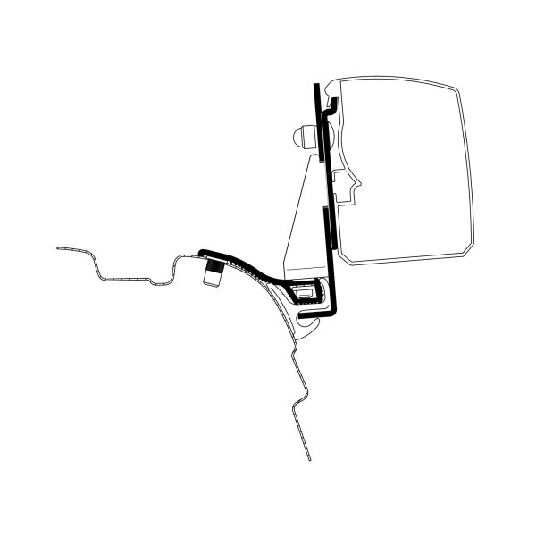 Thule Zestaw Adapterów VW T5 / T6 Krótki Rozstaw Osi z Reimo Multi Rail do Thule 3200