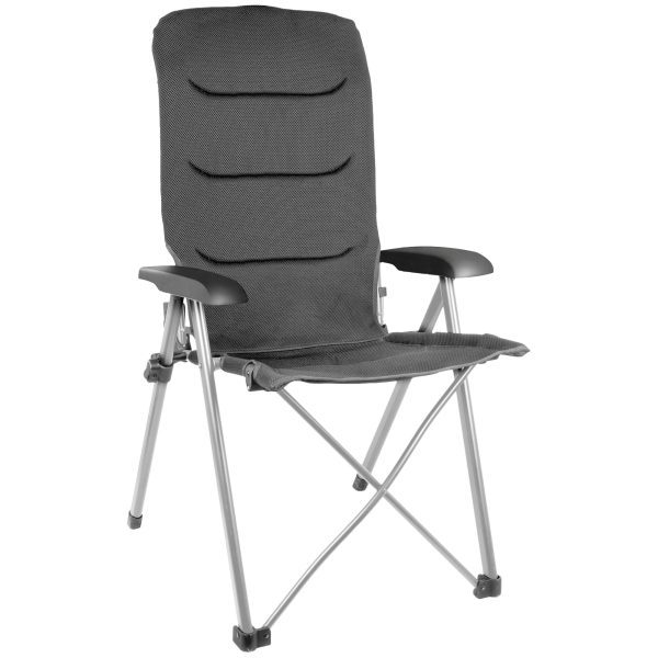 Brunner Krzesło Kempingowe Dynafold Recliner Outdoor Chair dark grey