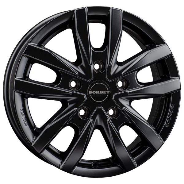 Borbet Aluminiowa Felga CW5 dla MAN TGE, VW Crafter zbudowany od 2017, czarny mat