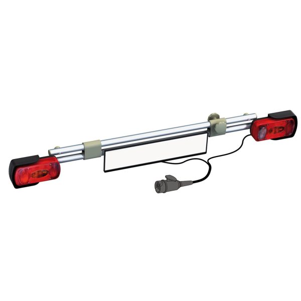 EuroCarry Pasek Oświetleniowy do Nosideł Rowerowych EuroCarry, srebrny (Kolor)