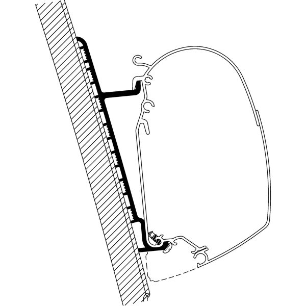 Thule Adapter do wysokiego dachu H3 dla Fiat Ducato z 2006/07 do serii TO 5