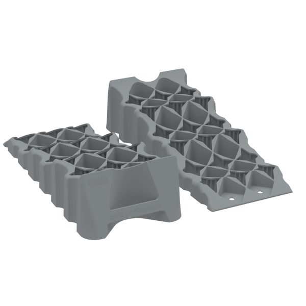 Fiamma Levelling Ramp Kit Level Up Premium S grey incl. Level Bag – Zestaw ramp poziomujących Level Up Premium S szary z torbą Level Bag