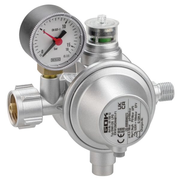 GOK Reduktor gazowy 1.5 kg/h KLF x G1/4LH-KN UEDS SBS Man.