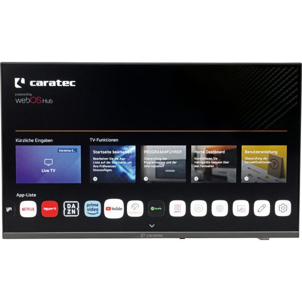 Caratec Telewizor płaski TFT-LED z webOS Caratec Vision Smart-TV, 27" (69 cm) (Rozmiar ekranu)