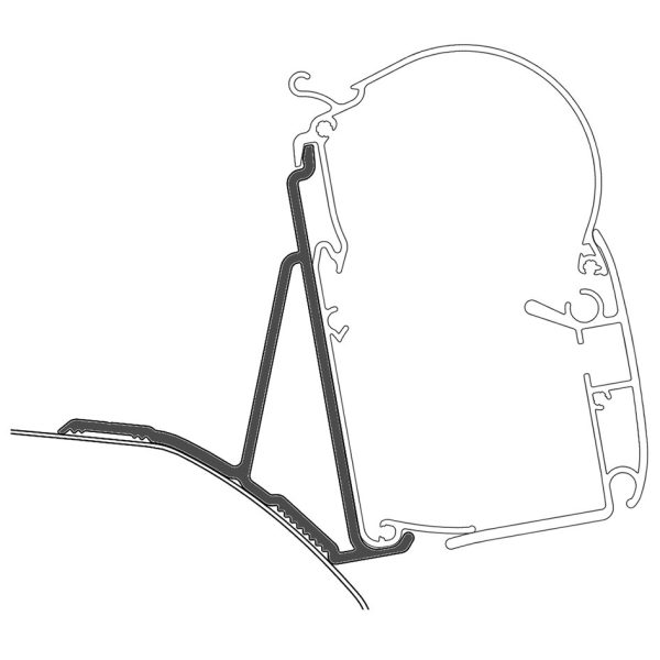 Dometic Adapter do Fiat Ducato H2 produkowanego od 2006/07 do markiz Dometic Series 1