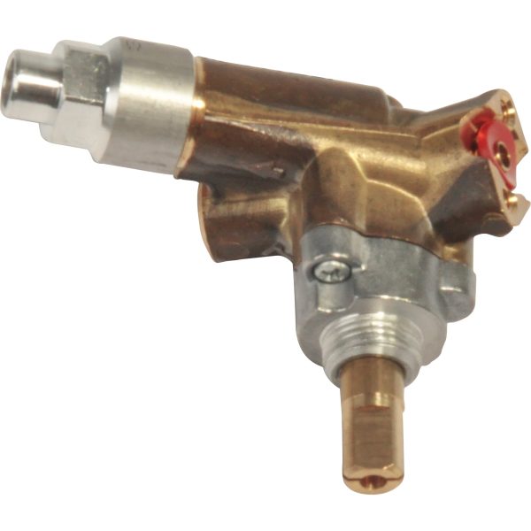 Dometic Zawór gazowy, kątowy do dużego palnika (pokrywa 75 mm) kombinacji Dometic, stary i seria H (nowy)