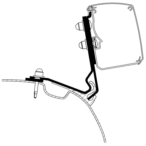 Thule Adapter Citroen Holidays Pack Max for Thule 3200