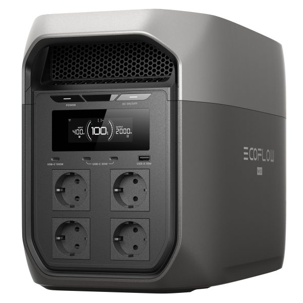 EcoFlow Stacja zasilająca DELTA 3 Max 2400 W ciągłej mocy wyjściowej (Moc ciągła)