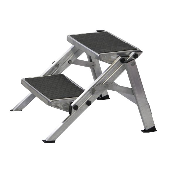 Heusser Składany Aluminiowy Podwójny Stopień