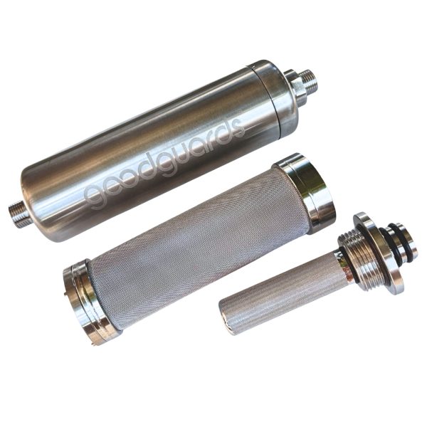 goodguards Filtr napełniający Füllguard ze stali nierdzewnej do osadów