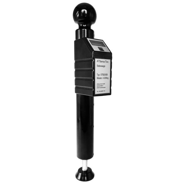 ATSensoTec Cyfrowy miernik nacisku na hak STB 200 B z Bluetooth czarny (Kolor)